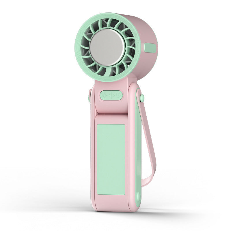 Foldable Handheld Fan with Cooling Plate