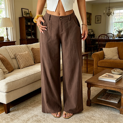 ✨ Women's High-Waist Wide-Leg Trousers