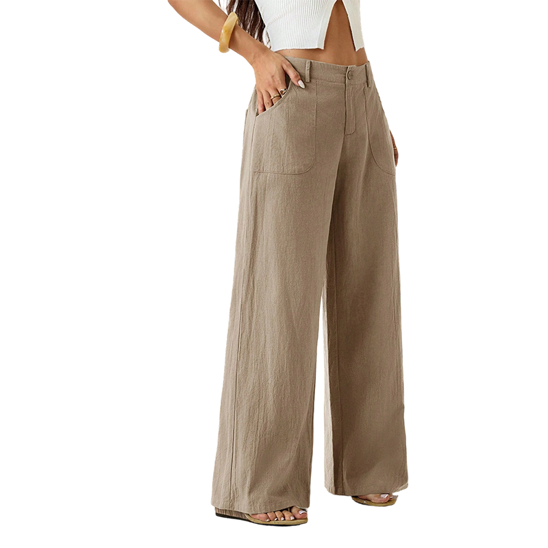 ✨ Women's High-Waist Wide-Leg Trousers