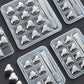 Heart-Shaped Stainless Steel Reusable Ice Cubes Set