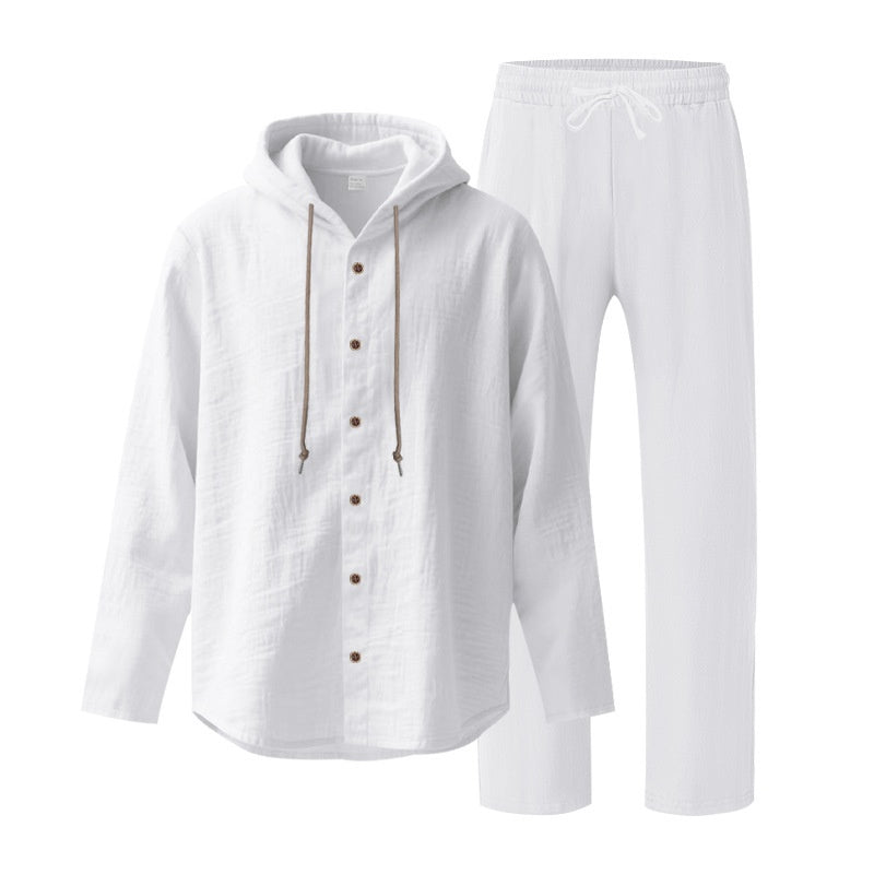 Breathable Linen Beachwear Outfit for Men