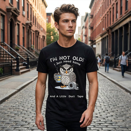 💞50K+ SOLD!🦉 Owl "I'm Not Old" Graphic T-Shirt