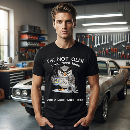 💞50K+ SOLD!🦉 Owl "I'm Not Old" Graphic T-Shirt