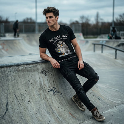 💞50K+ SOLD!🦉 Owl "I'm Not Old" Graphic T-Shirt