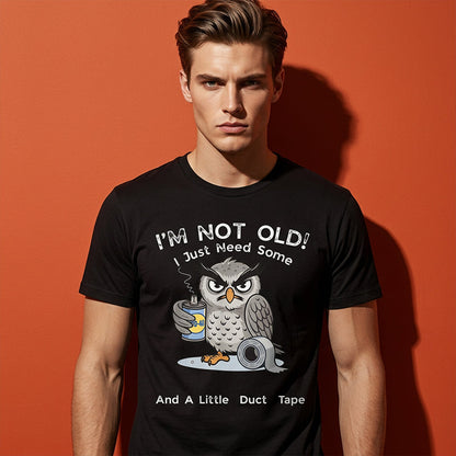 💞50K+ SOLD!🦉 Owl "I'm Not Old" Graphic T-Shirt