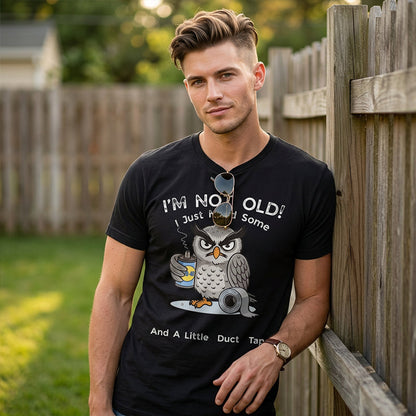 💞50K+ SOLD!🦉 Owl "I'm Not Old" Graphic T-Shirt