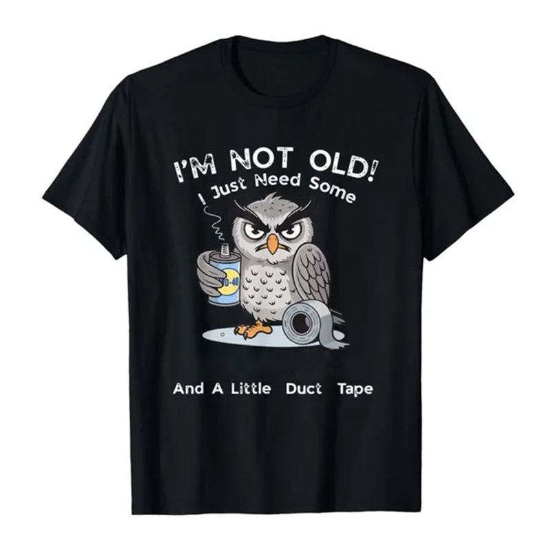 💞50K+ SOLD!🦉 Owl "I'm Not Old" Graphic T-Shirt
