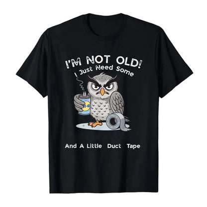 💞50K+ SOLD!🦉 Owl "I'm Not Old" Graphic T-Shirt