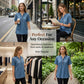 ⏰Women's Breathable Casual Denim Look Top