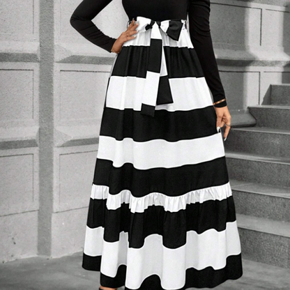 🌸Floral Long Sleeve A-Line Maxi Dress for Women💕