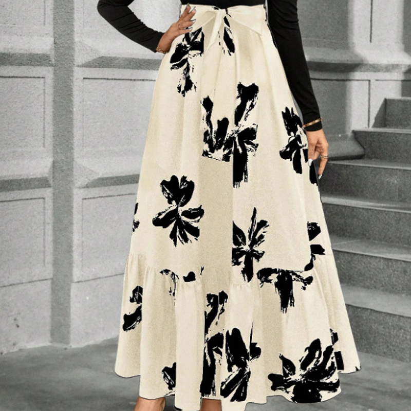 🌸Floral Long Sleeve A-Line Maxi Dress for Women💕