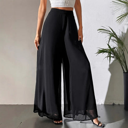 New Product Promotion 50%OFF⏰-Women's Flowy Chiffon Wide-Leg Pants