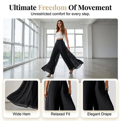 New Product Promotion 50%OFF⏰-Women's Flowy Chiffon Wide-Leg Pants