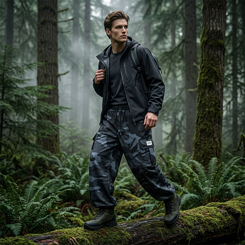 👖 LIMITED-TIME 50% OFF! 😎 Men’s Casual Camouflage Pants – Elastic Waist, Cargo Pockets, Jogger Cuffs 🪂