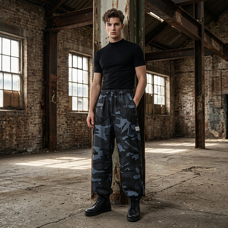 👖 LIMITED-TIME 50% OFF! 😎 Men’s Casual Camouflage Pants – Elastic Waist, Cargo Pockets, Jogger Cuffs 🪂