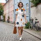 🔥Limited-time offer-Women's Short Sleeve Collared A-Line Dress