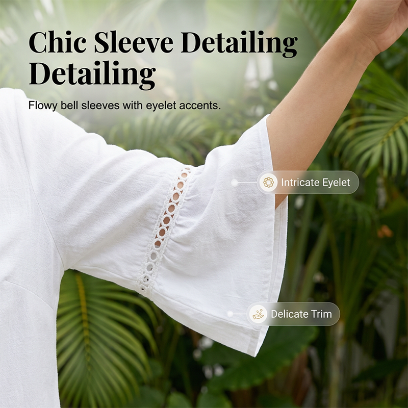 🔥Limited-time offer-Women's Summer V-Neck Jumpsuit with Bell Sleeves