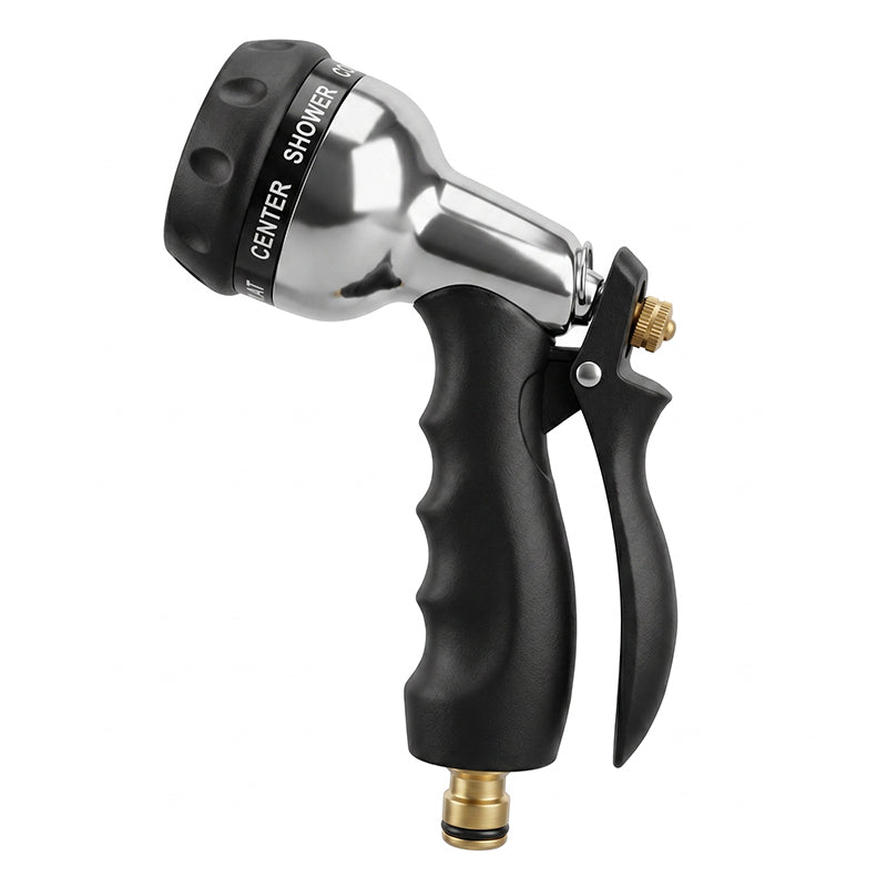 Heavy-Duty Metal Garden Hose Nozzle Sprayer