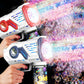 Electric Astronaut Bubble Gun with LED Lights