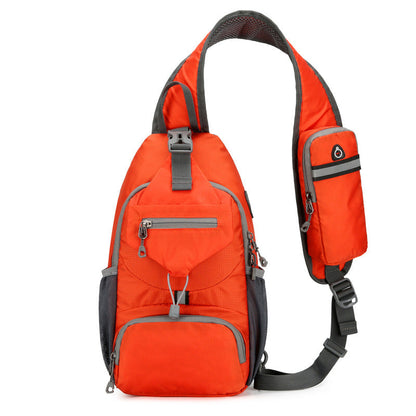🎒 50% OFF NOW! 💧Unisex Outdoor Sling Crossbody Bag – Multi-Pocket, Water-Resistant, Breathable Back 🌦️