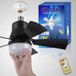 ⏳LAST DAY SALE 49% OFF🔥40W LED Ceiling Fan Light – 20.5” Ultra-Quiet with Remote 🎯 | E27 + FREE B22 Adapter 🔌 | For Bedroom 😴, Kitchen 👩‍🍳 & Garage 🛠️ – UK Ready! 🇬🇧