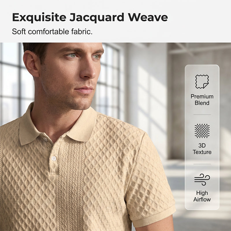 Men's Summer Lightweight Short-Sleeve Collared Shirt