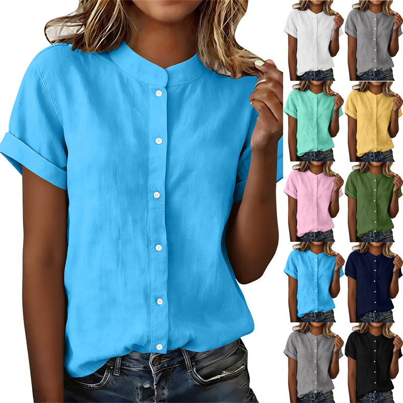🌿Summer Limited-Time Promotion⏰-Women's Casual Button Down Shirt