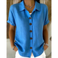 🔥2026 New Arrivals Special Offer-Women's Summer Casual Cotton-Linen Shirt