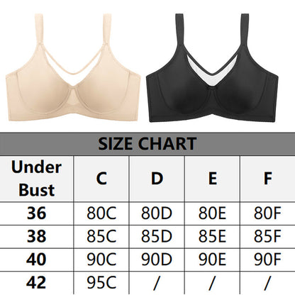 🔥Last Day Special Offer💐Women's Elegant Sheer Full Coverage Plus Size Bra