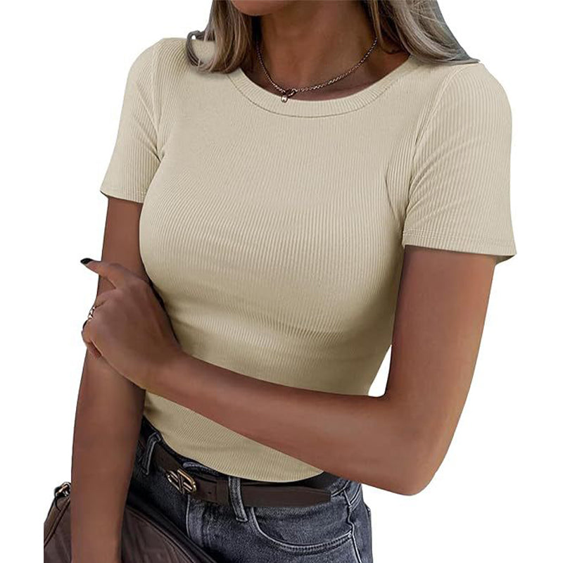 Women's Short-Sleeve Crew Neck T-Shirt