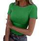 Women's Short-Sleeve Crew Neck T-Shirt