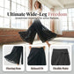 Solid Color Casual Culottes with Tie-Waist