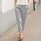 🔥Summer Hot Selling-Linen-cotton women's large size loose pants