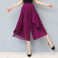 🍂Summer New Arrivals💃Women’s High Waist Cropped Chiffon Culottes