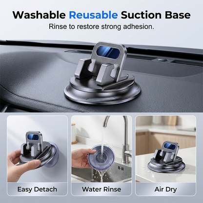 🚗 50% OFF NOW!📱 Rotating Dashboard Car Phone Holder – 360° Adjustable & Anti-Slip – Hands-Free Phone Mount 🛡️