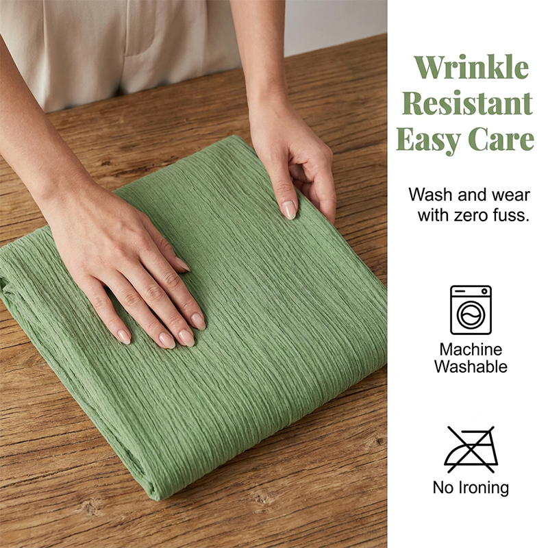 👖 50% OFF NOW!🌿 Women's Casual Solid-Color Loose-Fitting Pants – High-Waisted Wide Leg & Crinkle Texture – Comfy Lounge Trousers ✨