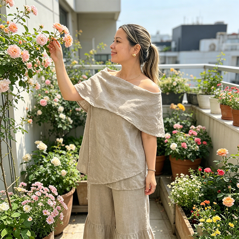 🎊Hot Summer Sale🎊🌟50K+ Sold!🧡50% OFF! Women's Casual Two-Piece Loose Fit Set – Soft comfy, relaxed fit, easy everyday wear🌷