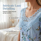 Women's Lace Trim Scoop Neck T-Shirt