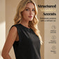 Modern Sleeveless Top and Drawstring Skirt Outfit Set