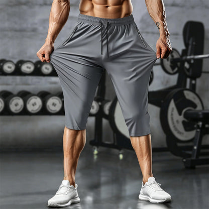 Men's Quick-Dry Athletic Capri Pants