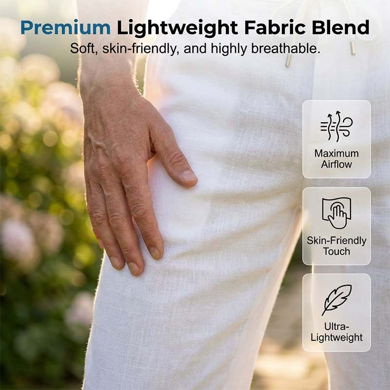 Men's Casual Straight Leg Pants