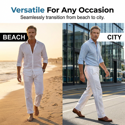 Men's Casual Straight Leg Pants