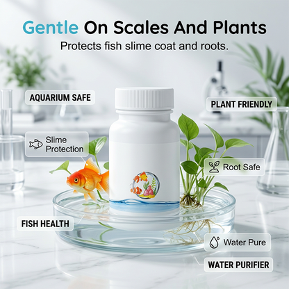 ⌛Buy more, Save more⏰🌿Instant Water Dechlorinator for Fish Tanks