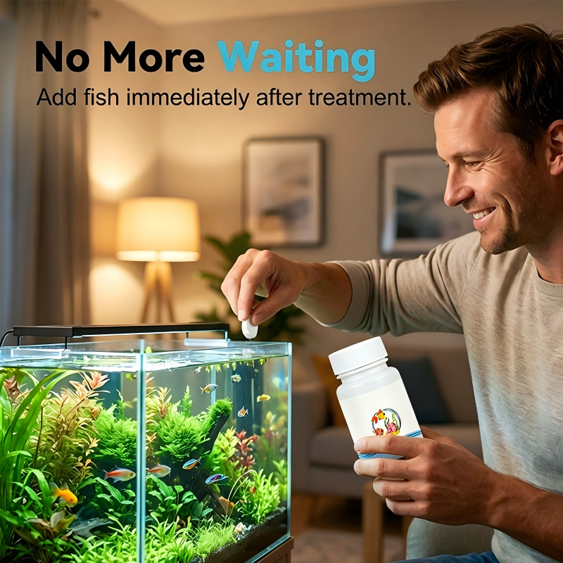 ⌛Buy more, Save more⏰🌿Instant Water Dechlorinator for Fish Tanks