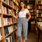 Women's Casual Relaxed Fit Solid Color Pants