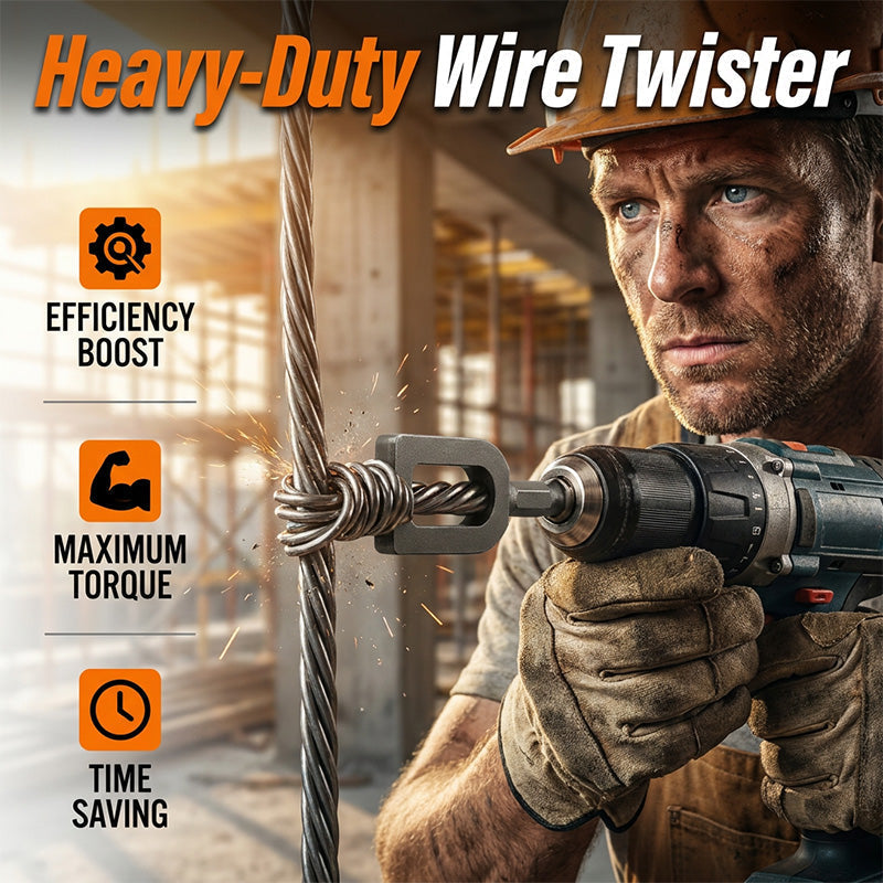 🔧 BUY 1 GET 1 FREE! ⚡ Electric Drill Wire Twisting Tool Bit – Quick wire twisting, durable & easy to use – Ideal for electrical work & DIY projects 🛠️