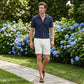 Men's Casual Linen Shorts with Pockets