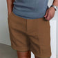 Men's Casual Linen Shorts with Pockets