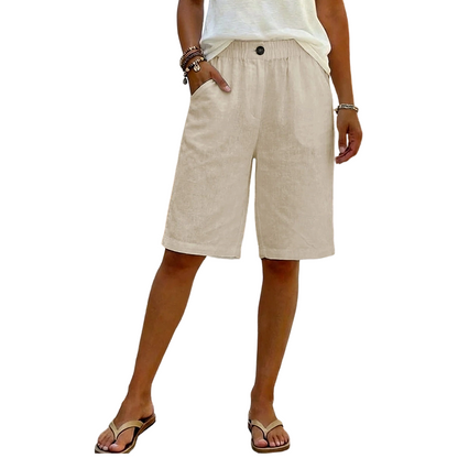⏳Time-limited Special⏰Solid Color Relaxed Fit Casual Shorts