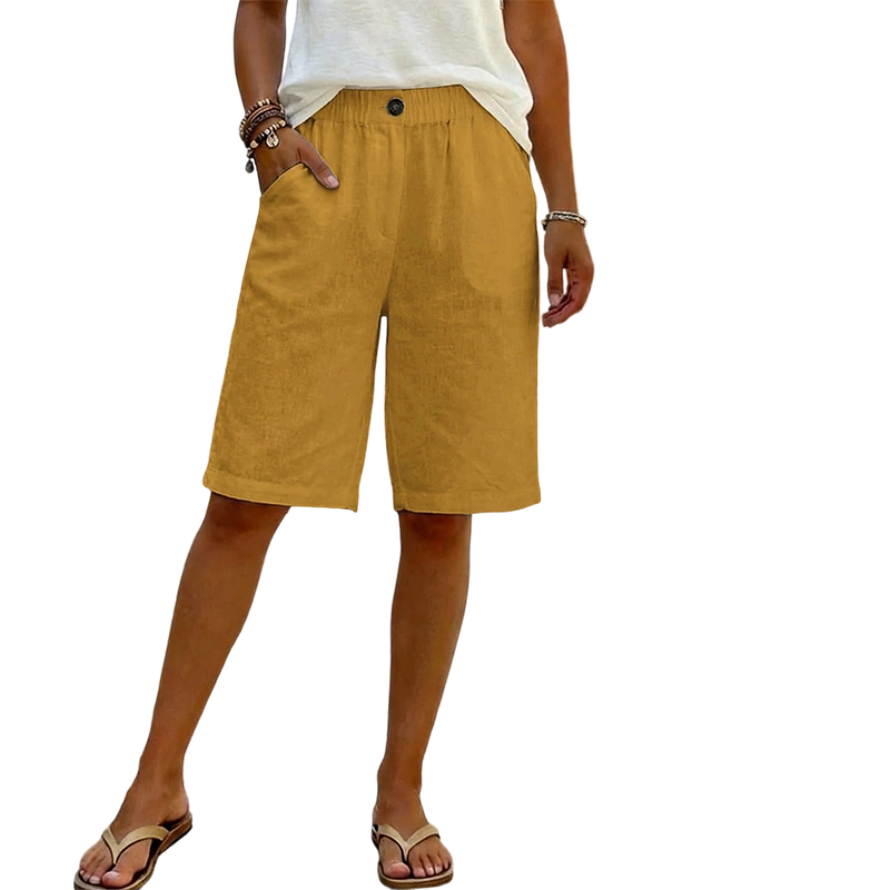 ⏳Time-limited Special⏰Solid Color Relaxed Fit Casual Shorts